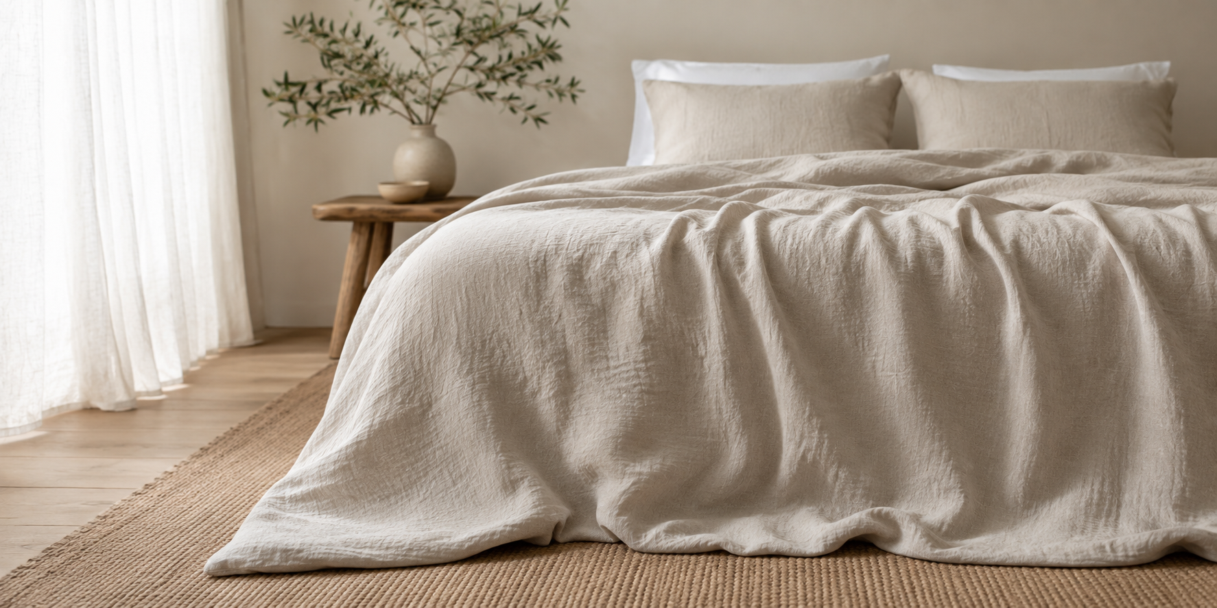 ¿Cómo lavar ropa de cama de lino?