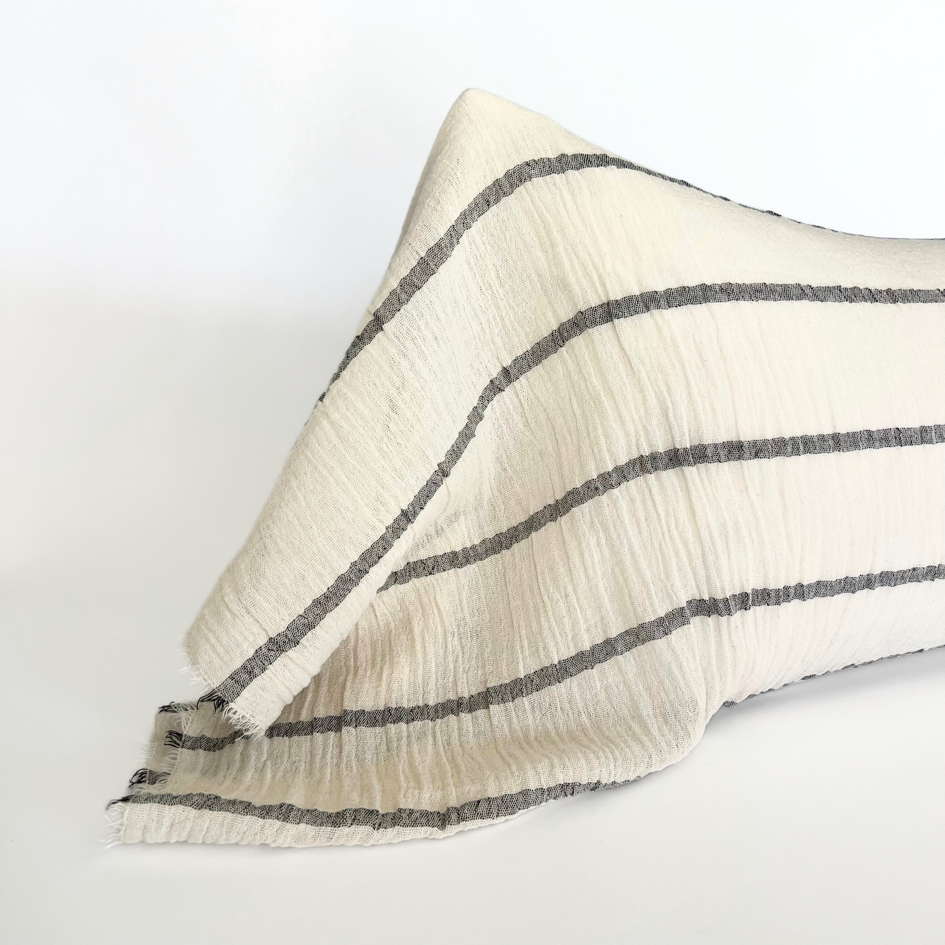 Funda Cojín Gasa Rayas