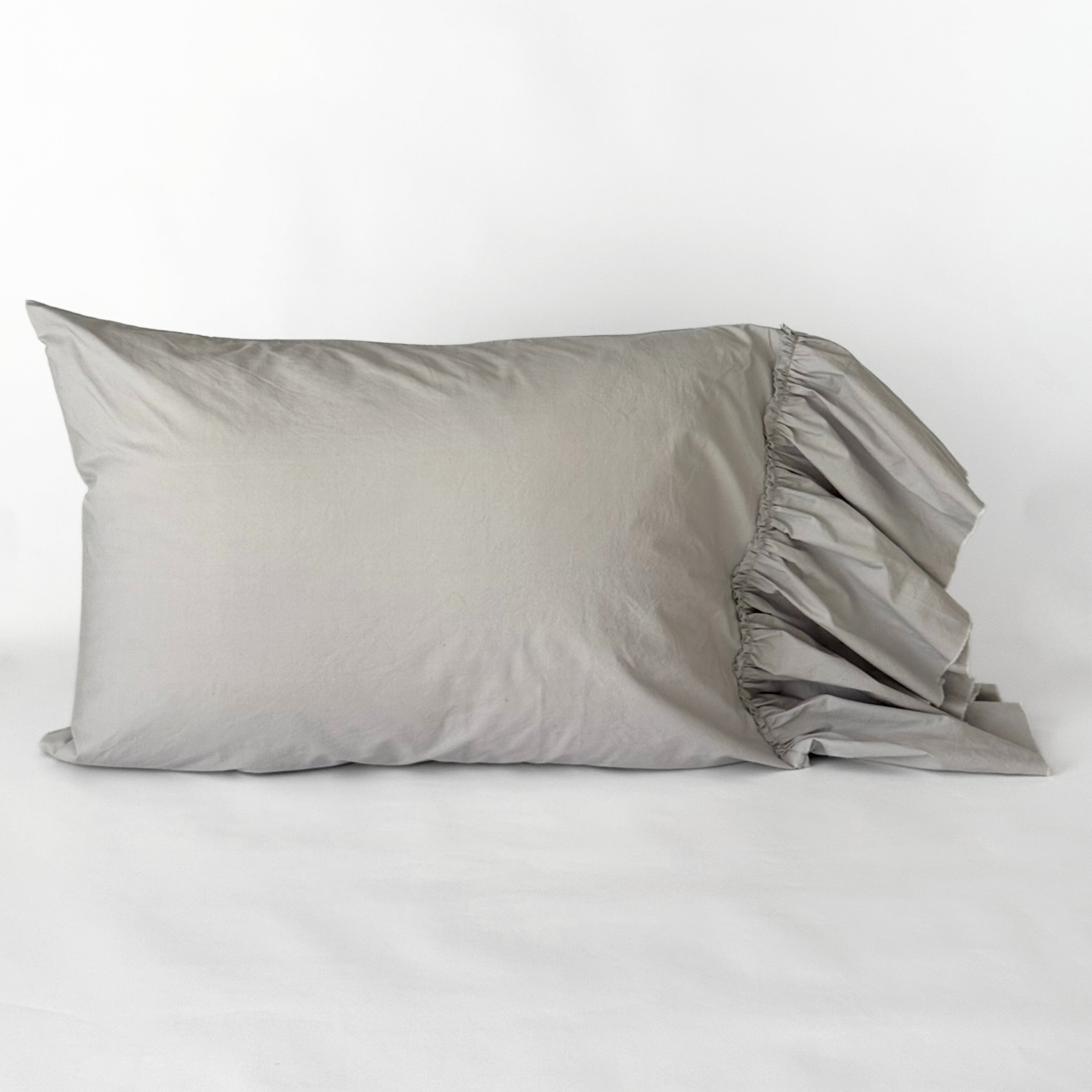 Funda Almohada Algodón Vuelos Cool Grey