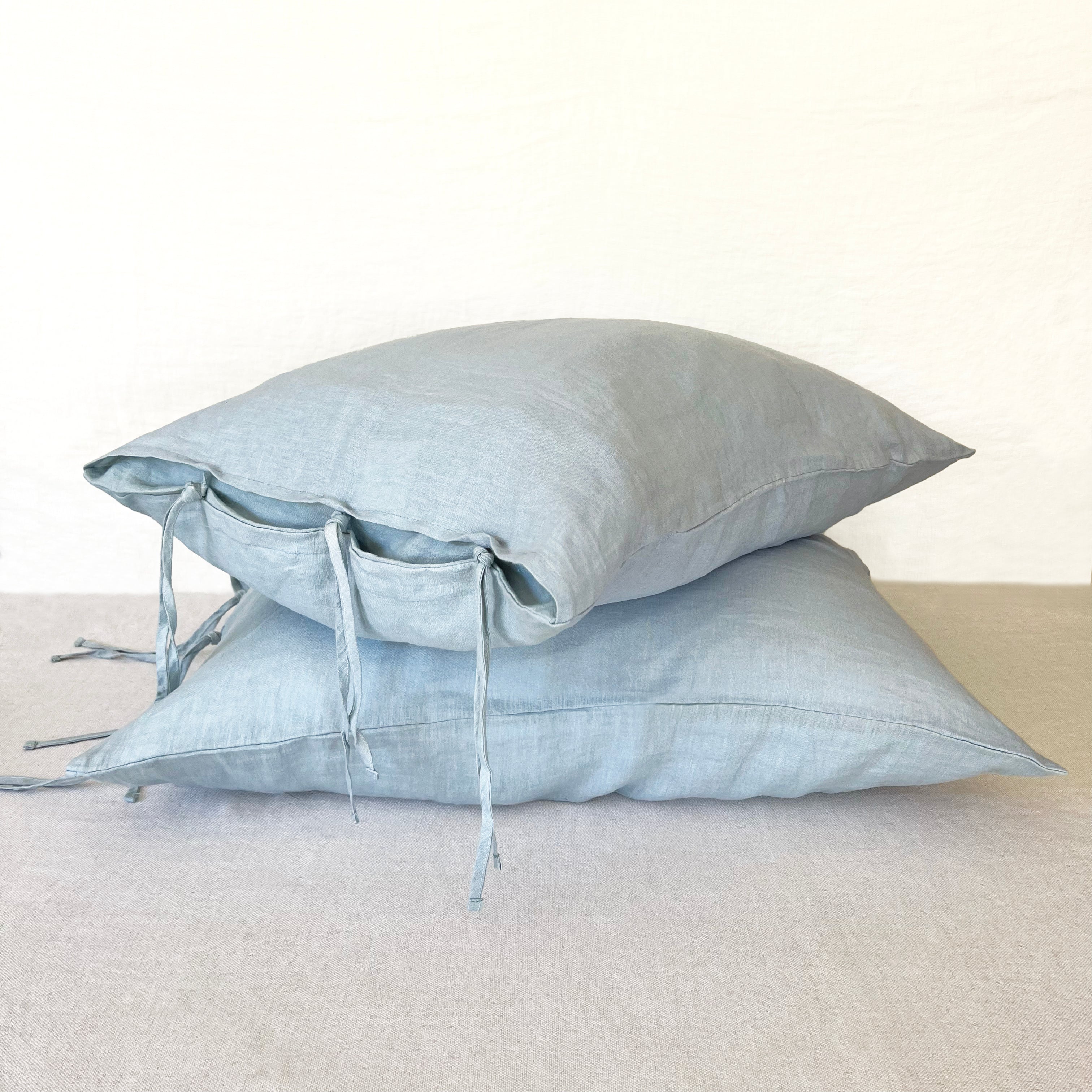 Funda Almohada Lino Lilah - Agua