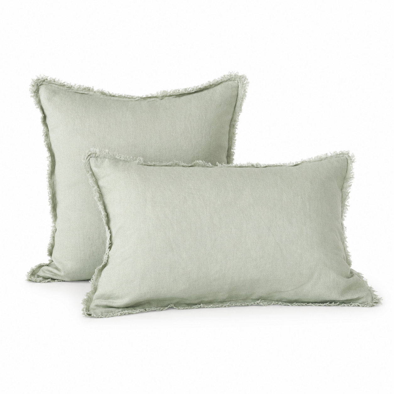 Funda Cojín Lino Maia - Verde Agua