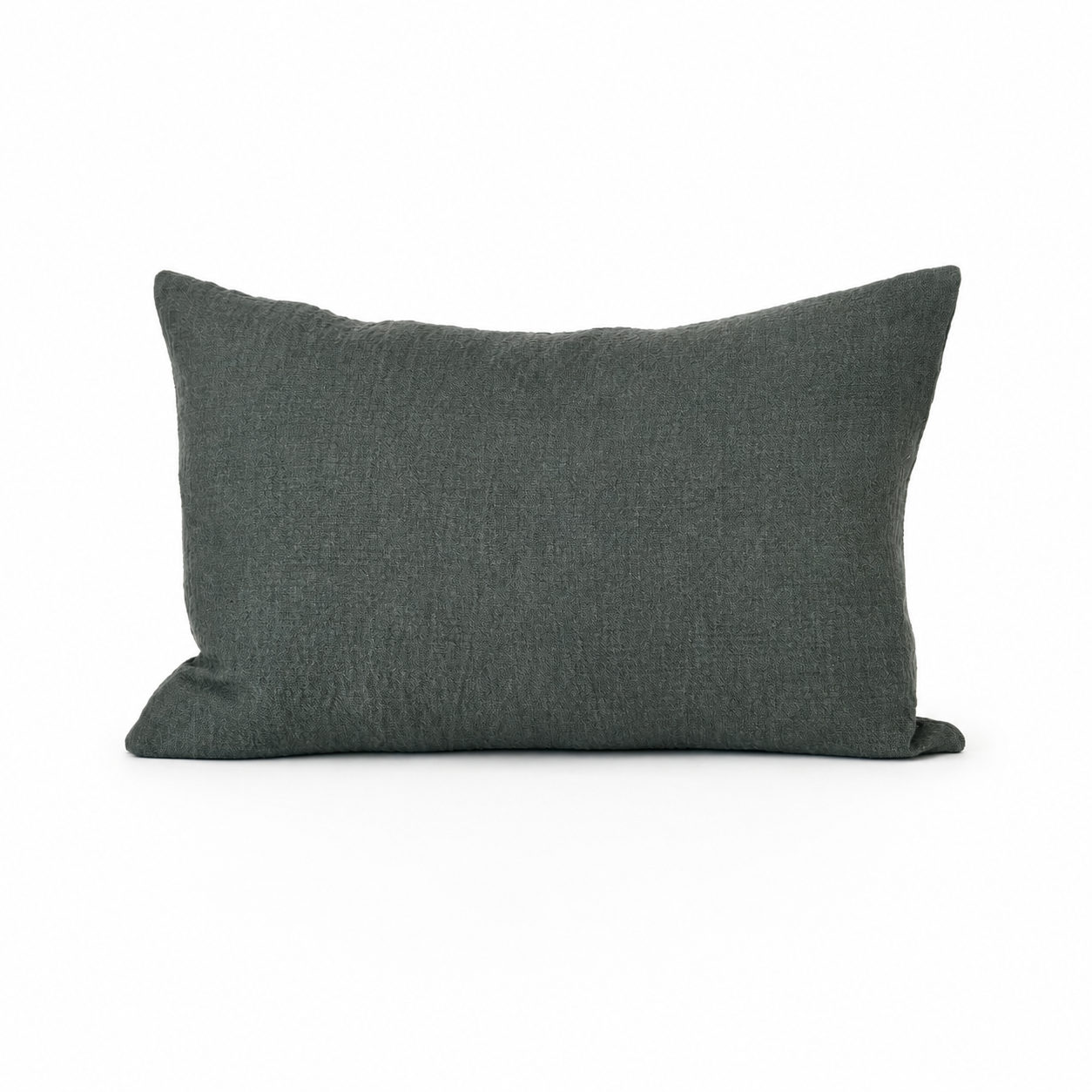 Funda Cojín Heavy Linen Petroleo