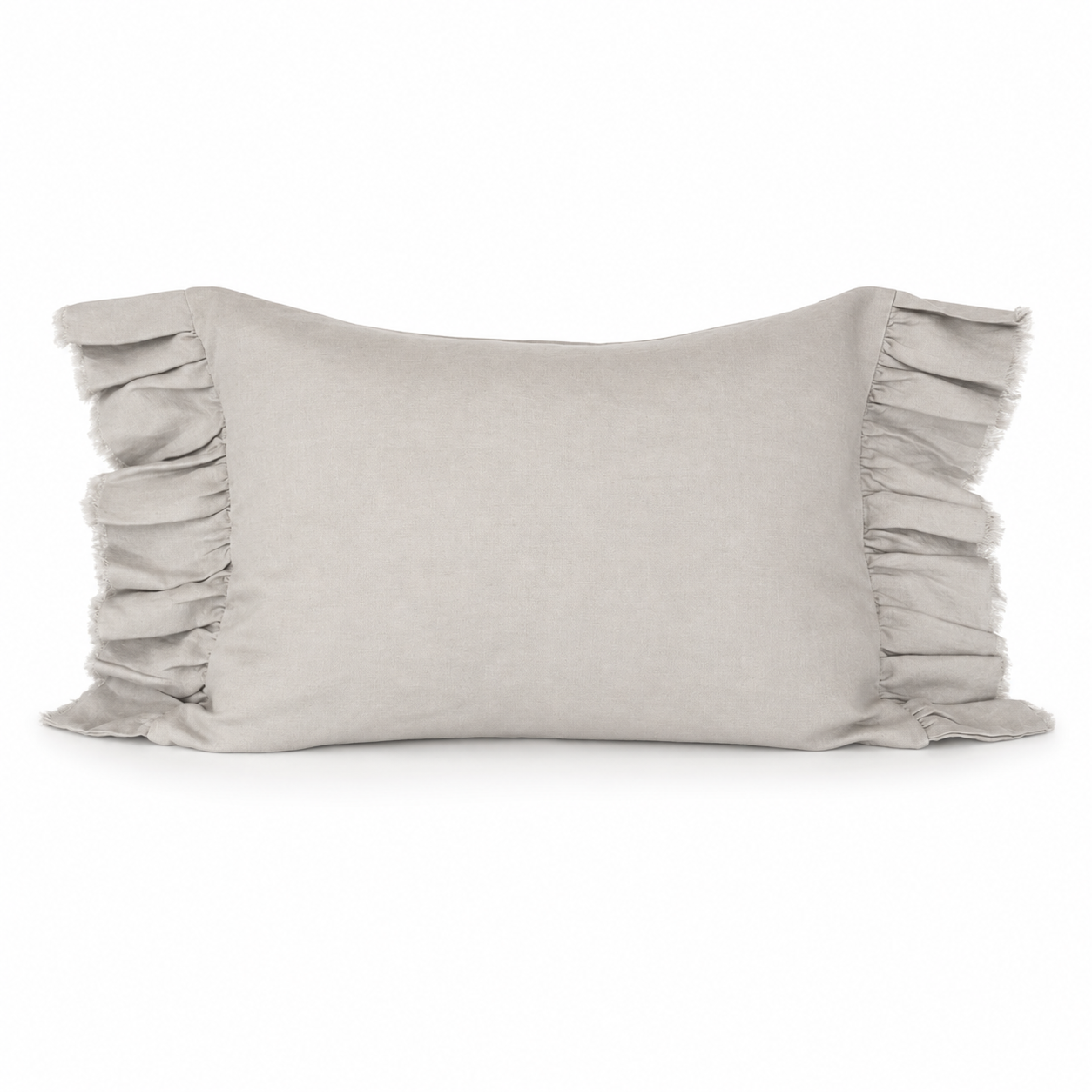 Funda Cojín Lino Vuelos Cool Grey