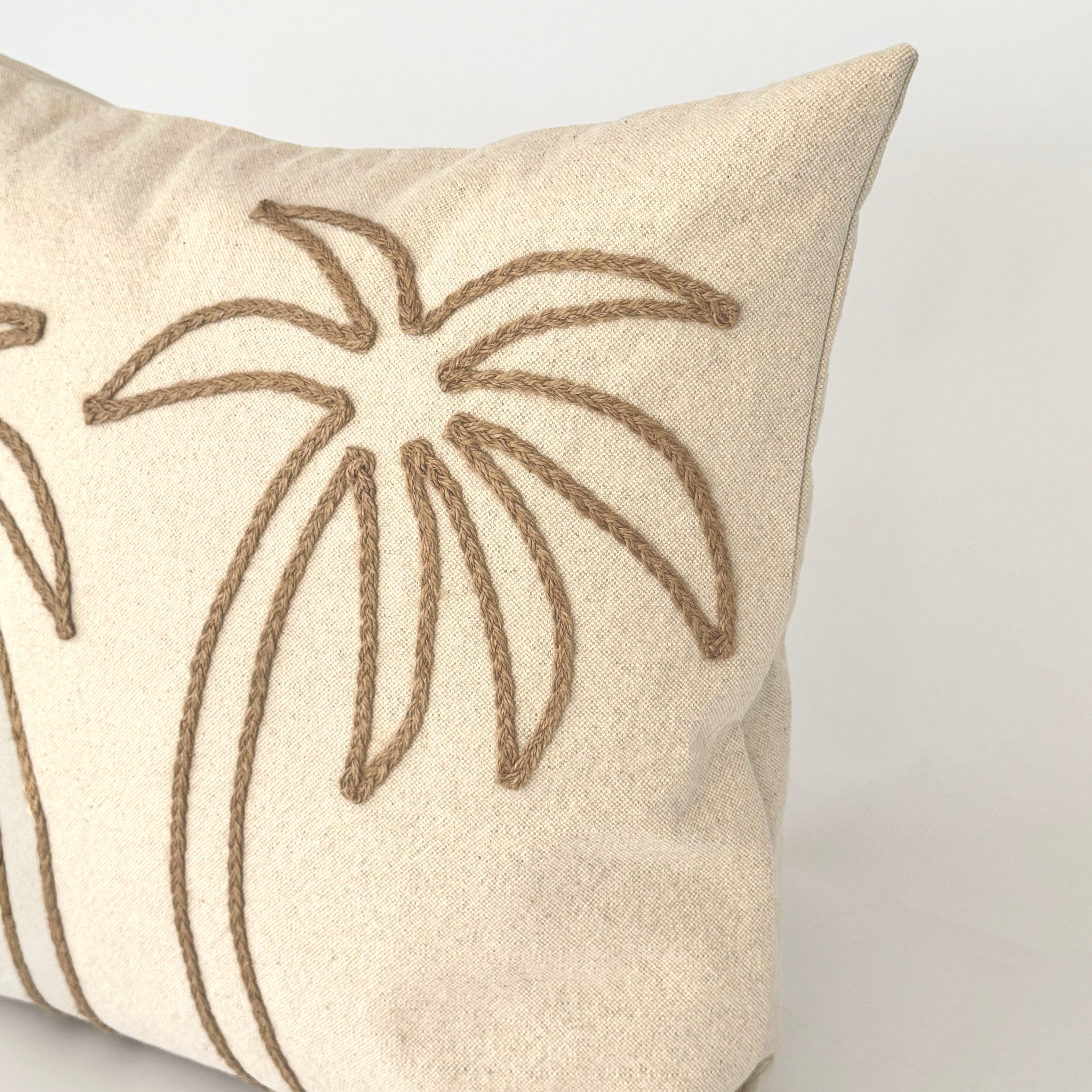 Funda Cojín Palmeras Sisal