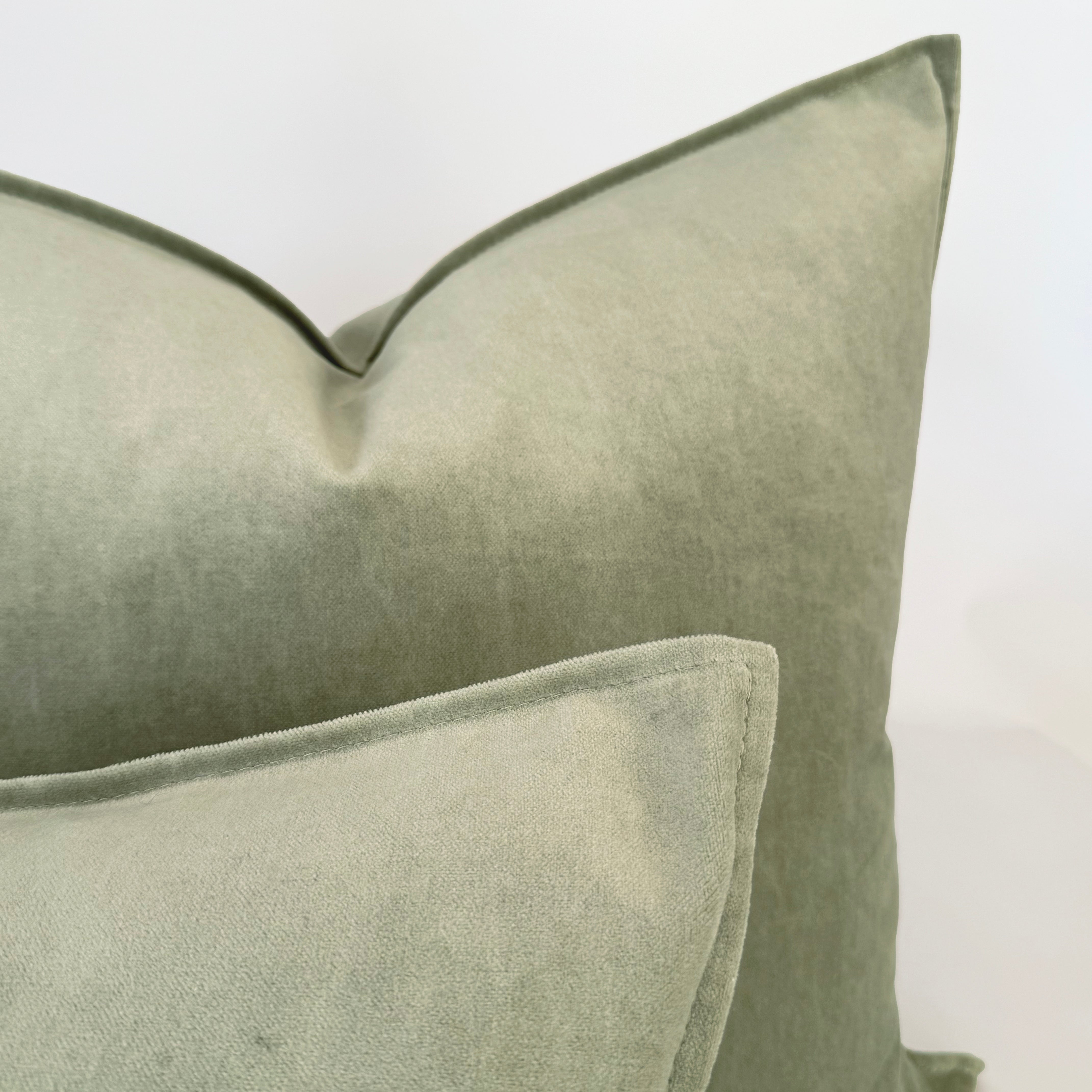 Funda Cojín Terciopelo Alga