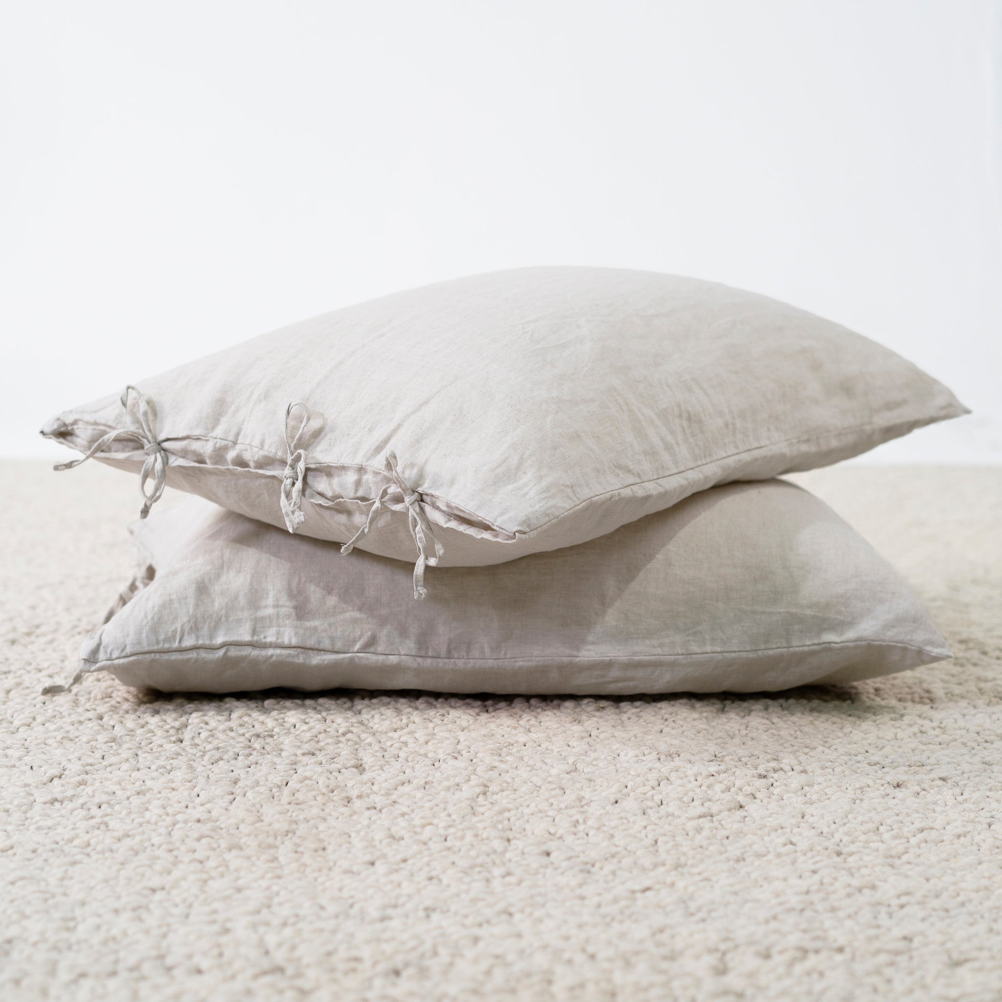 Funda Almohada Lino Lilah - Natural Claro