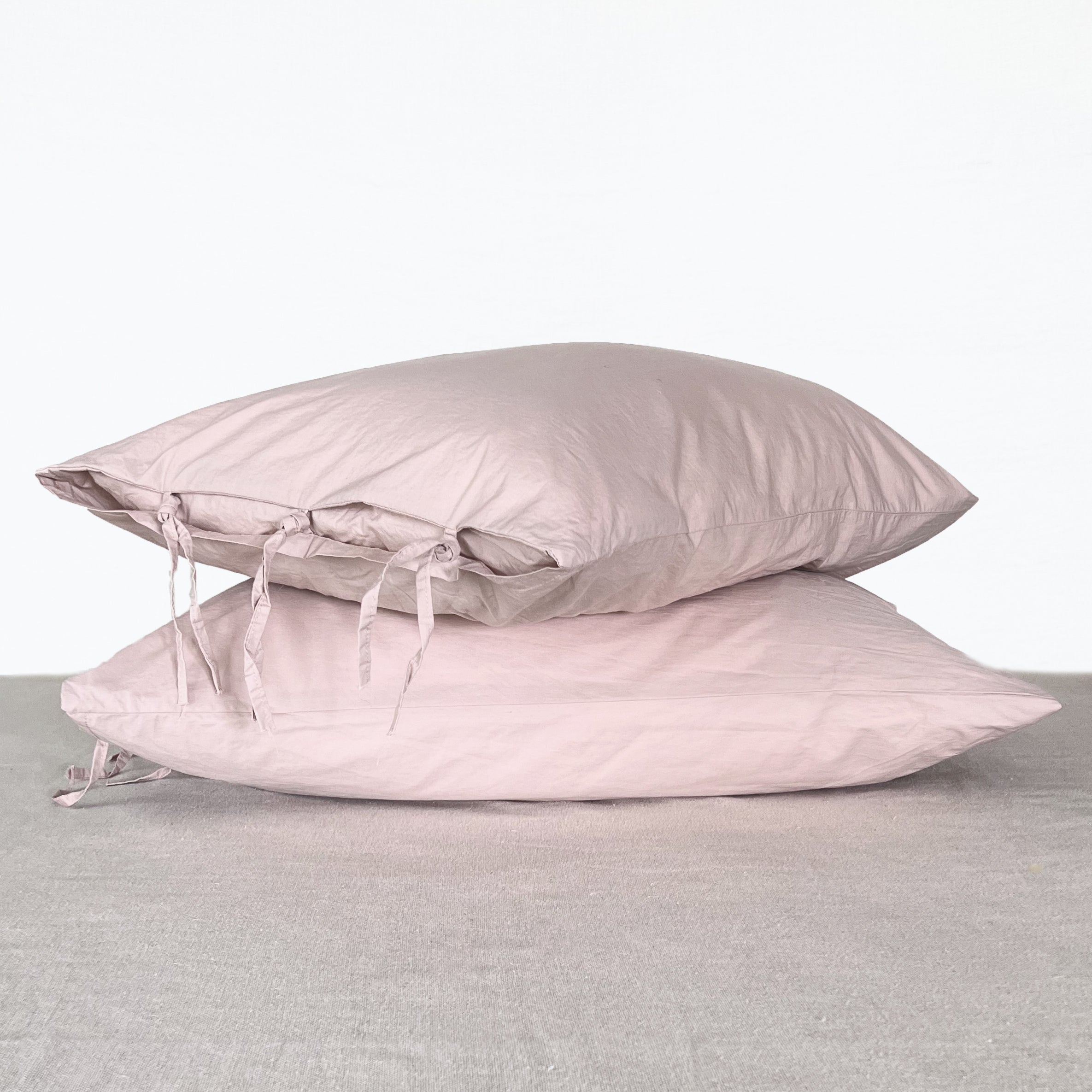 Funda Almohada Algodón Lilah - Rosa Palo