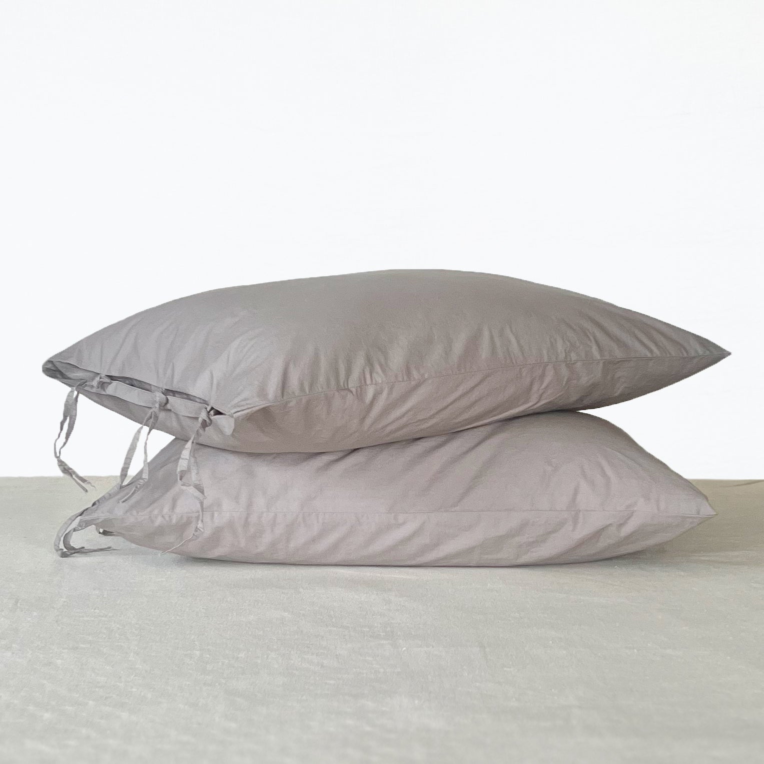 Funda Almohada Algodón Lilah - Taupe