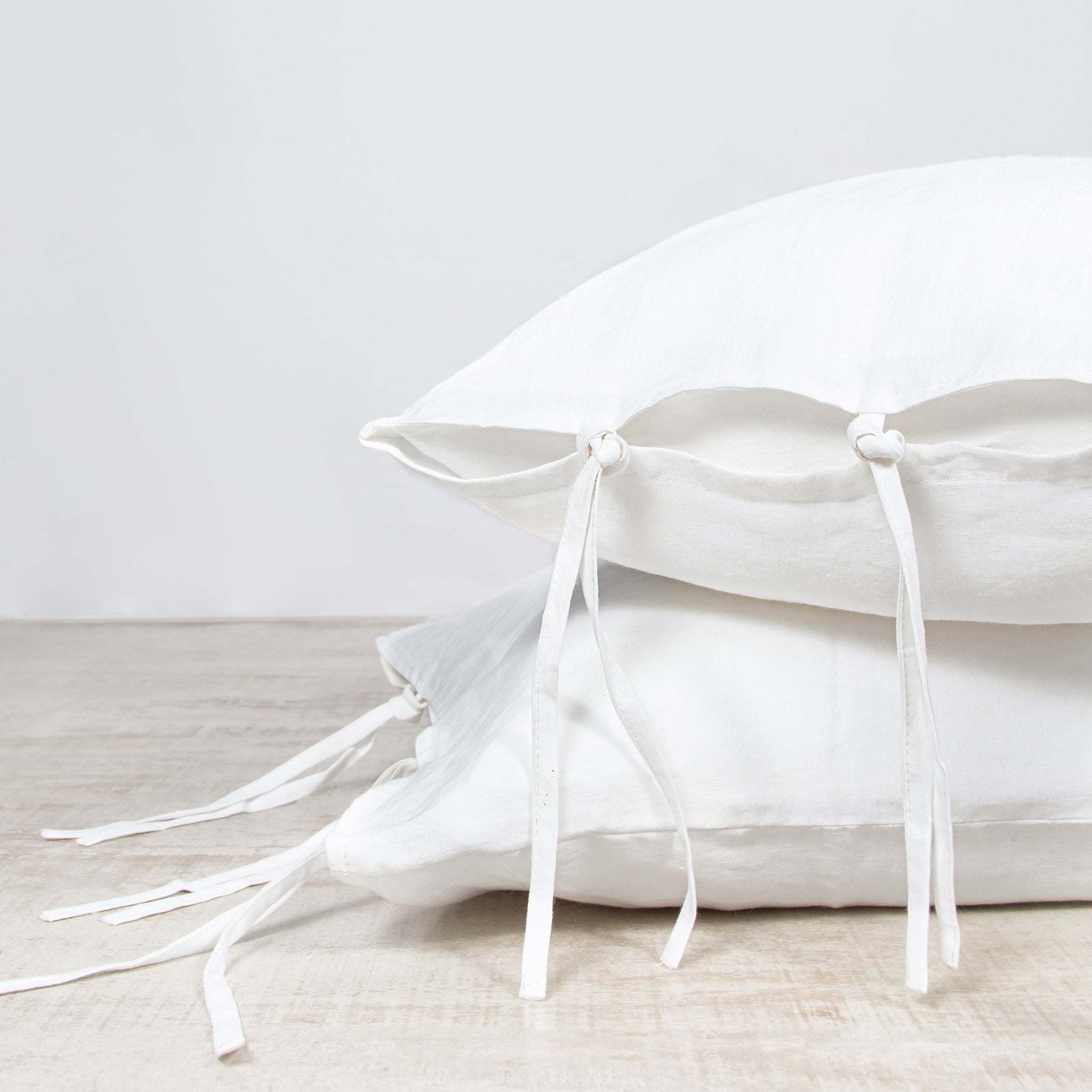 Funda Almohada Lino Lilah - Blanco