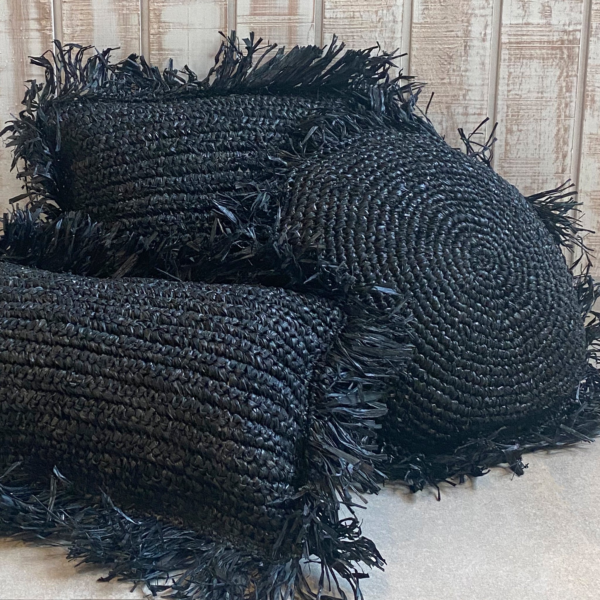 Cojín Kuta Negro - Cojín Lino - Cojín Algodón