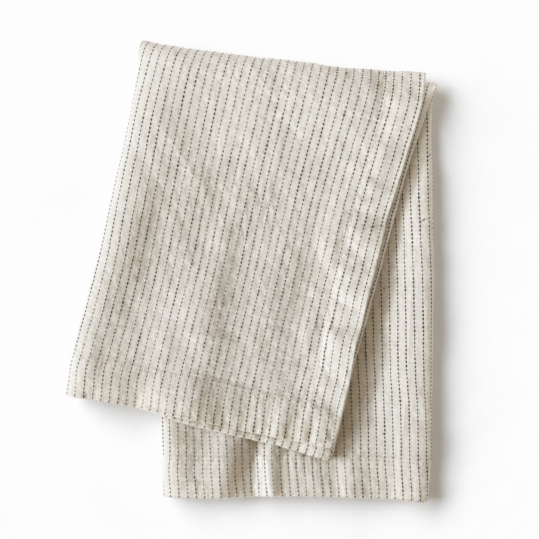 Servilleta Lino - Black Stripes