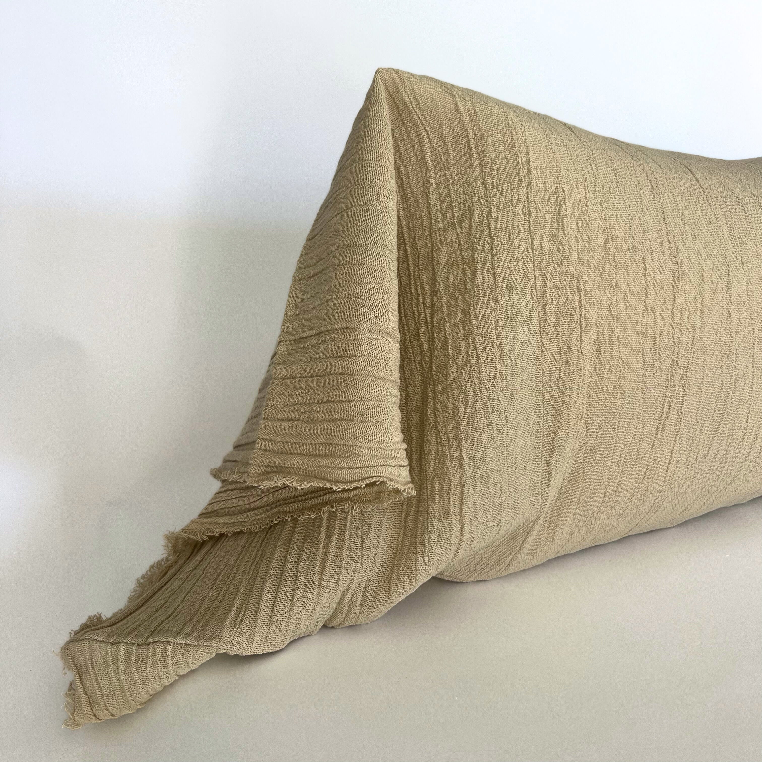 Funda Cojín Gasa Natural