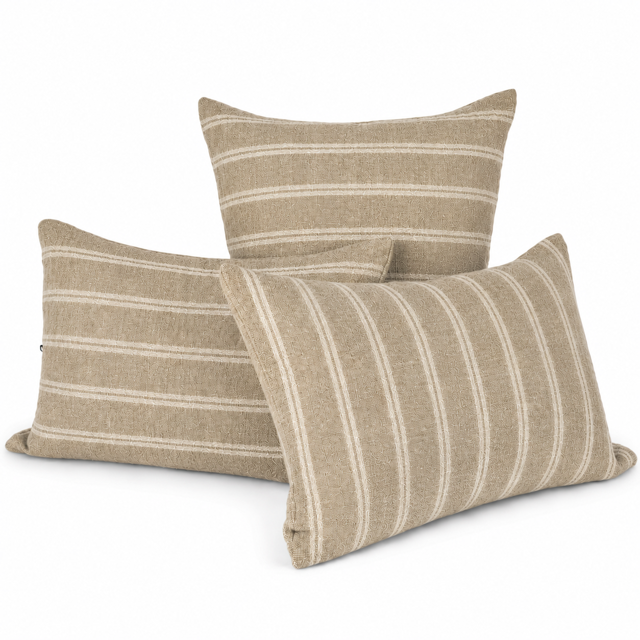 PREVENTA - Funda Cojín Stone White Stripe
