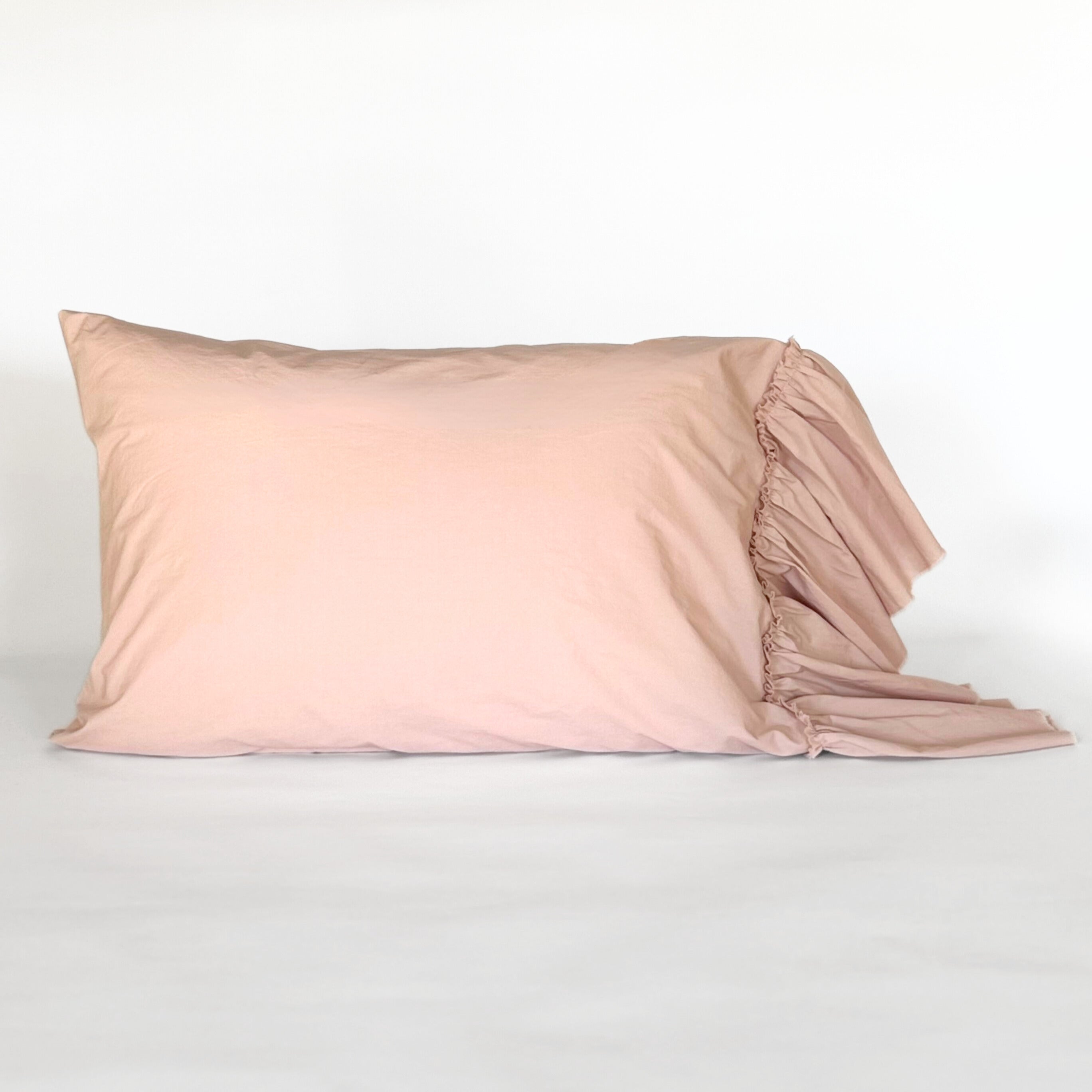 Funda Almohada Algodón Vuelos Rosa Palo