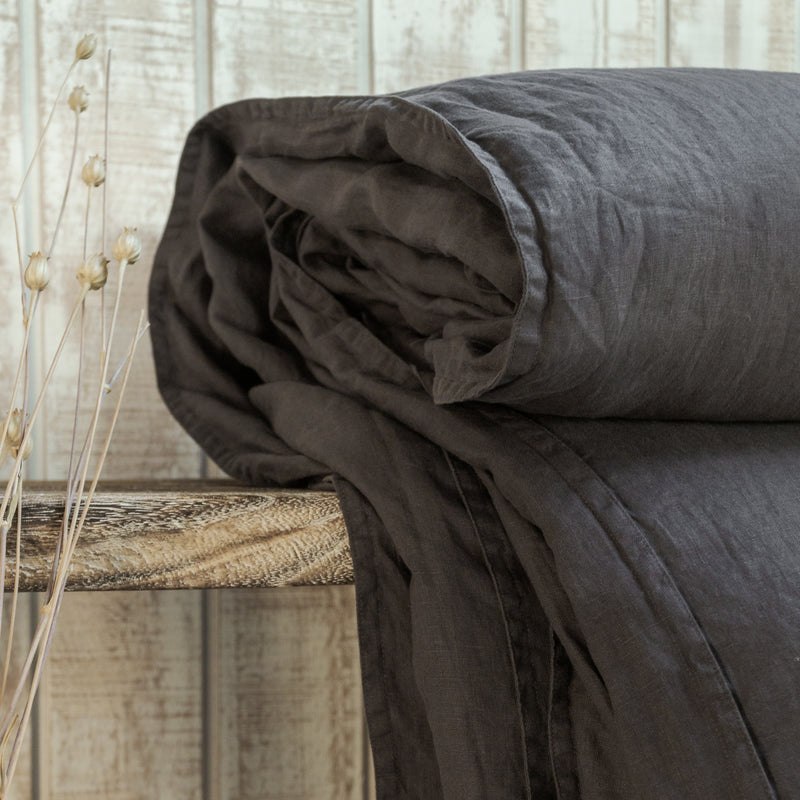 Piecera Lino Hylia - Dark Charcoal